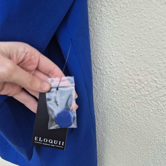 NWT Eloquii Cobalt Blue Tuxedo Blazer Size 22 - Picture 7 of 14